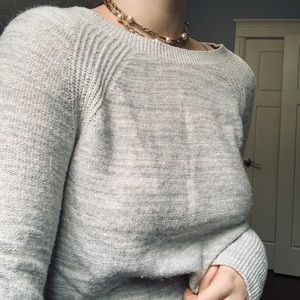 Grey Knit Sweater NWOT